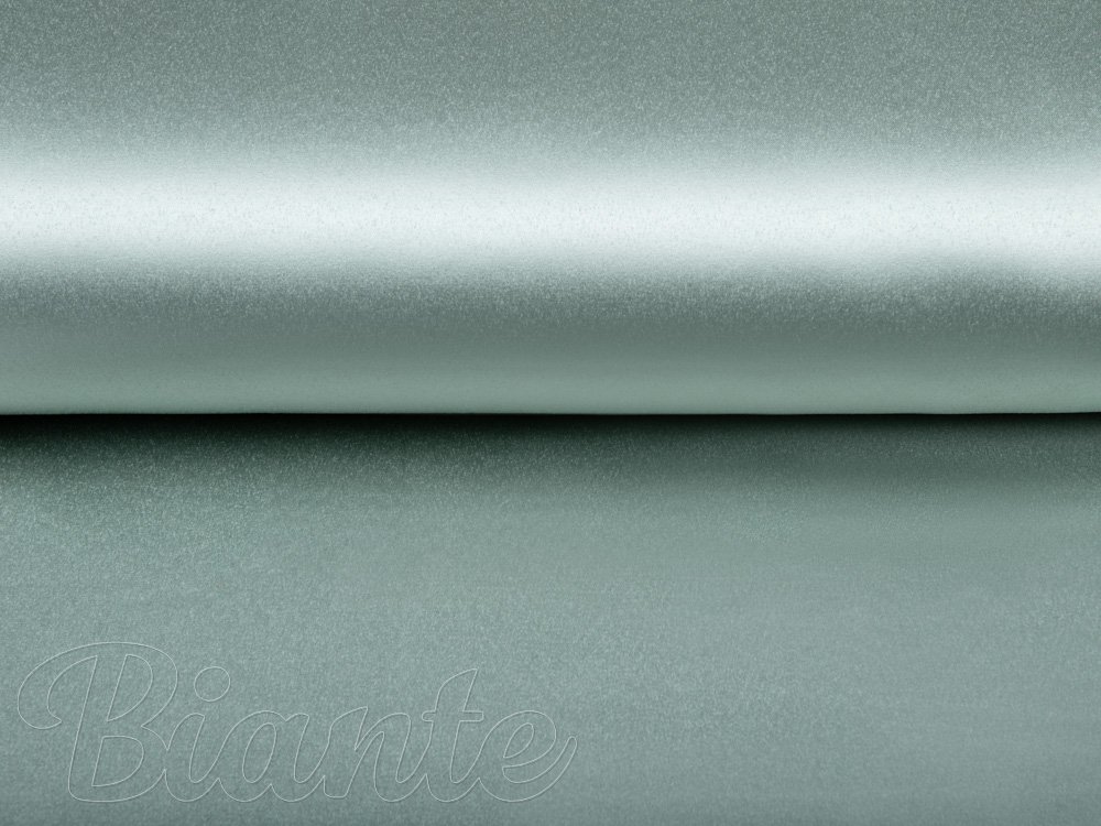 Látka polyesterový satén LUX-003 Ledově zelená - šířka 150 cm - detail 4 - Biante.cz Látka polyesterový satén LUX-003 Ledově zelená - šířka 150 cm - detail 4 - Biante.cz