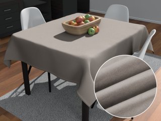 Čtvercový ubrus/imitace broušené kůže Alcantara ALC-011 Šedý - Biante.cz Čtvercový ubrus/imitace broušené kůže Alcantara ALC-011 Šedý - Biante.cz