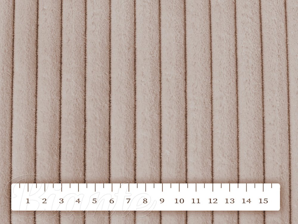 Látka Minky manšestr MKM-007 Béžová - šířka 150 cm - detail 3 - Biante.cz Látka Minky manšestr MKM-007 Béžová - šířka 150 cm - detail 3 - Biante.cz
