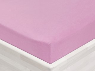 Dětské jersey napínací prostěradlo do postýlky JR-008 Růžová lila - detail 1 - Biante.cz Dětské jersey napínací prostěradlo do postýlky JR-008 Růžová lila - detail 1 - Biante.cz