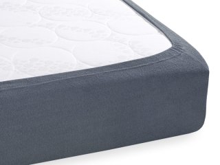 Froté napínacie prestieradlo na extra vysoký matrac FR-029 Antracitovo sivé - detail 1 - Biante.sk Froté napínacie prestieradlo na extra vysoký matrac FR-029 Antracitovo sivé - detail 1 - Biante.sk