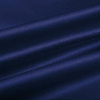 Saténový závěs LUX-039 Námořnická modrá