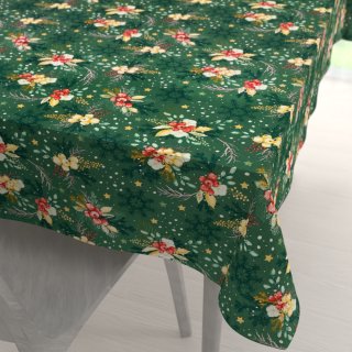 Bavlnený obdĺžnikový obrus Sandra SA-713 Vianočné cezmíny na zelenom - Biante.sk Bavlnený obdĺžnikový obrus Sandra SA-713 Vianočné cezmíny na zelenom - Biante.sk