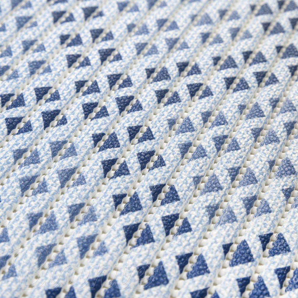 Koupelnová pěnová rohož / předložka PRO-087 Drobná modrá mozaika - metráž šířka 65 cm - detail 5 - Biante.cz