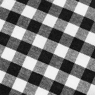 Kuchynská bavlnená utierka Olivia OL-015 Čierno-biela kocka malá - detail 1 - Biante.sk