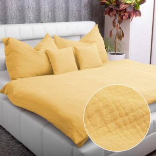 Mušelínové ložní povlečení Nature MSN-059 Světle žlutooranžové - Biante.cz Mušelínové ložní povlečení Nature MSN-059 Světle žlutooranžové - Biante.cz