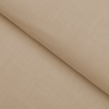 Lněná látka LEN-026 Pudrově béžová - metráž šířka 140 cm - detail 2 - Biante.cz