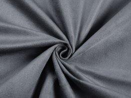 Potahová látka/imitace broušené kůže Alcantara ALC-005 Antracitově šedá - šířka 145 cm - Biante.cz