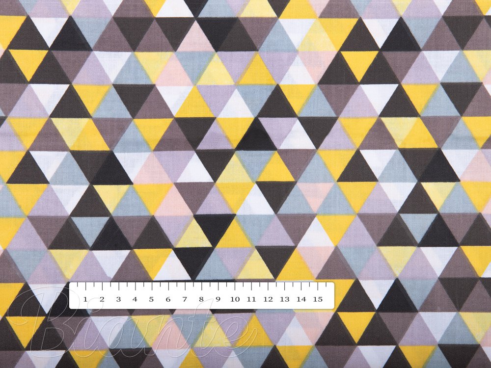 Bavlněná látka/plátno Sandra SA-218 Žluto-hnědo-růžové trojúhelníčky - šířka 160 cm - detail 4 - Biante.cz Bavlněná látka/plátno Sandra SA-218 Žluto-hnědo-růžové trojúhelníčky - šířka 160 cm - detail 4 - Biante.cz