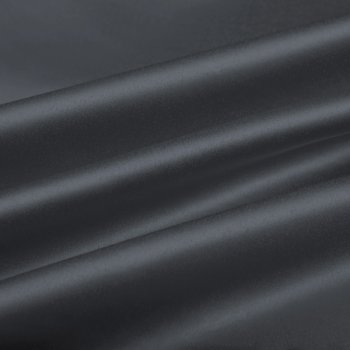 Látka polyesterový satén LUX-049 Antracitově šedá - šířka 150 cm