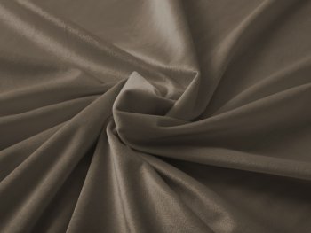 Dekorační látka Samet Velvet SV-031 Hnědá khaki - šířka 150 cm - detail 1 - Biante.cz