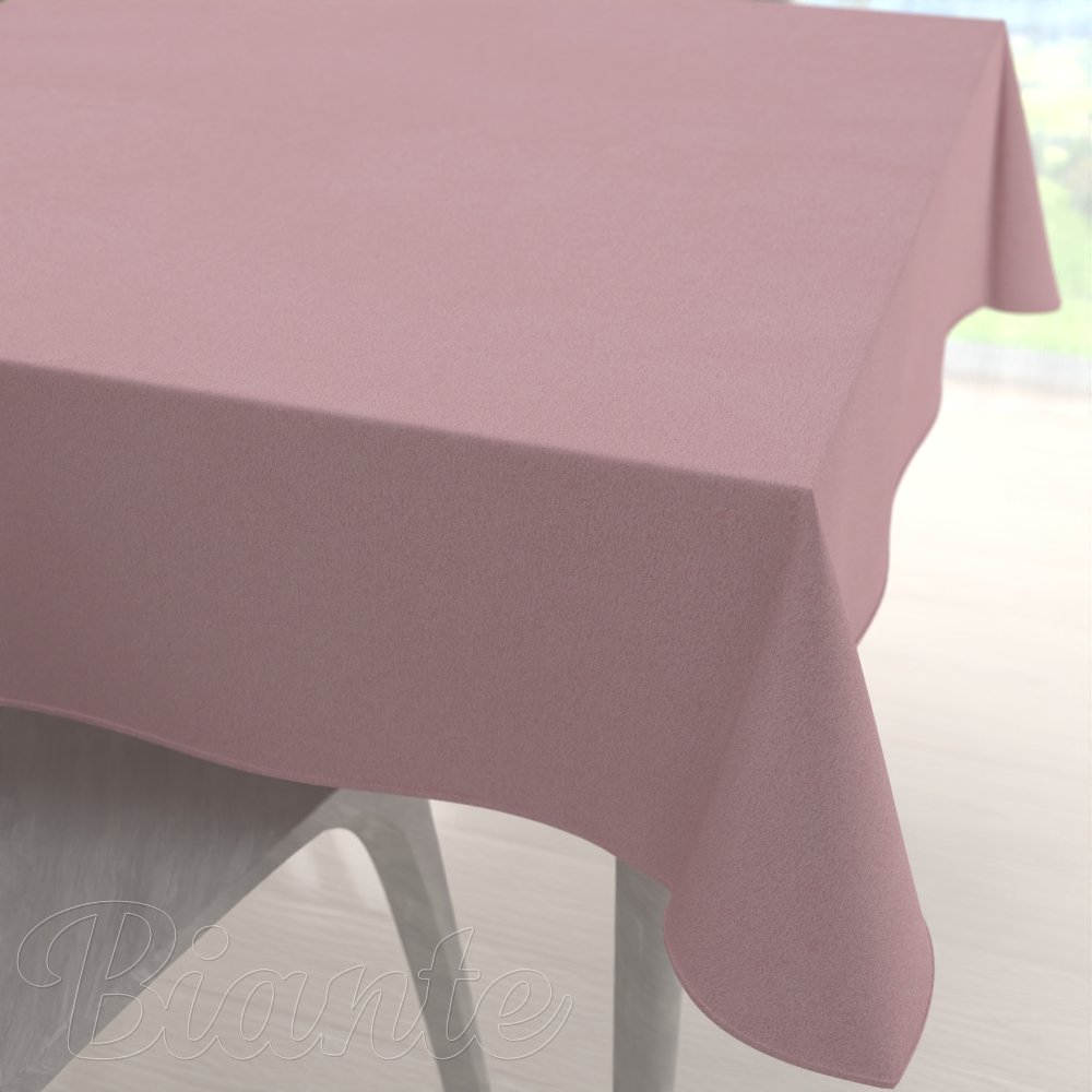 Dekorační čtvercový ubrus BKS-413 Pudrově růžový - 2.JAKOST - Biante.cz