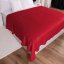 Sametový přehoz na postel Velvet Premium SVP-038 Sytě červený - detail 1 - Biante.cz