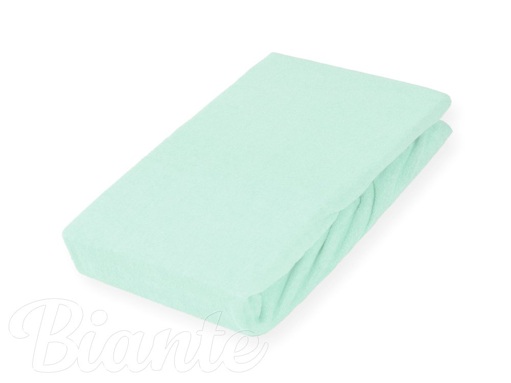 Froté napínacie prestieradlo na extra vysoký matrac FR-034 Mintové - detail 2 - Biante.sk Froté napínacie prestieradlo na extra vysoký matrac FR-034 Mintové - detail 2 - Biante.sk