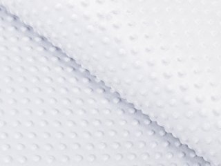 Detská látka Minky 3D bodky MKP-025 Svetlo sivá - šírka 150 cm - Biante.sk Detská látka Minky 3D bodky MKP-025 Svetlo sivá - šírka 150 cm - Biante.sk