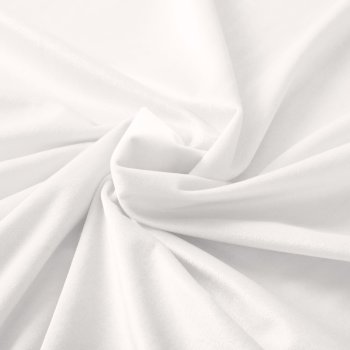 Sametová látka Velvet Premium SVP-024 Krémově bílá - šířka 145 cm - detail 1 - Biante.cz
