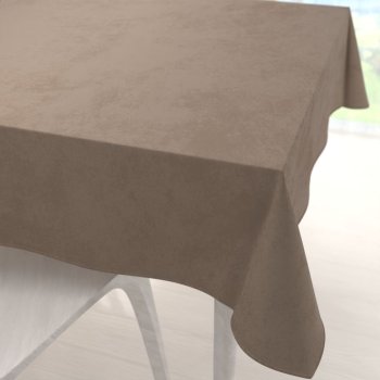 Velký sametový čtvercový ubrus Velvet Premium SVP-005 Světle hnědý - Biante.cz Velký sametový čtvercový ubrus Velvet Premium SVP-005 Světle hnědý - Biante.cz