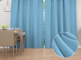 Dekoračný záves Rongo RG-100 Svetlo modrý - Biante.sk