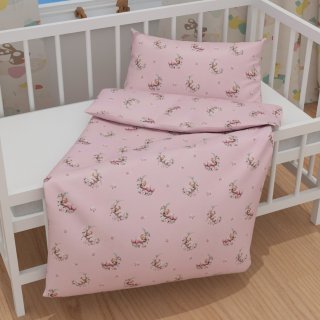 Detské bavlnené posteľné obliečky do postieľky Sandra SA-626 Spiace medvedíky na ružovom - detail 1 - Biante.sk Detské bavlnené posteľné obliečky do postieľky Sandra SA-626 Spiace medvedíky na ružovom - detail 1 - Biante.sk