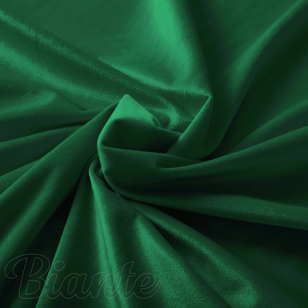 Zamatová látka Velvet Prémium SVP-032 Zelená - šírka 280 cm - detail 1 - Biante.sk