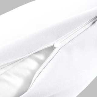 Dekorační povlak na polštář Rongo RG-031 Studený bílý - detail 1 - Biante.cz