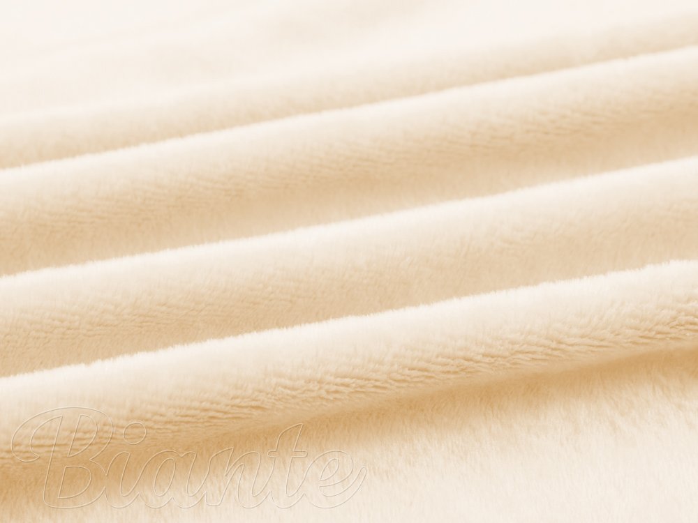 Mikroplyšová látka MIS-004 Světle žlutá - šířka 145 cm - detail 6 - Biante.cz