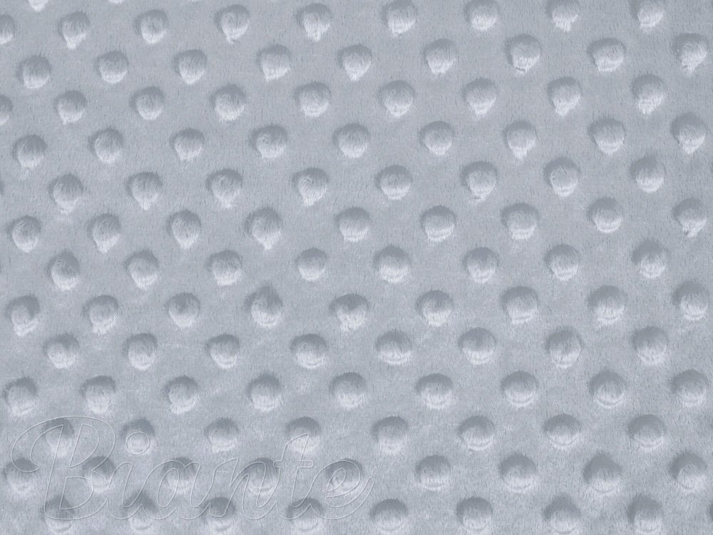 Dětská látka Minky 3D puntíky MKP-050 Stříbrnošedá - šířka 150 cm - detail 6 - Biante.cz Dětská látka Minky 3D puntíky MKP-050 Stříbrnošedá - šířka 150 cm - detail 6 - Biante.cz