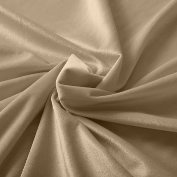 Sametová látka Velvet Premium SVP-045 Kávově béžová - šířka 300 cm - detail 1 - Biante.cz