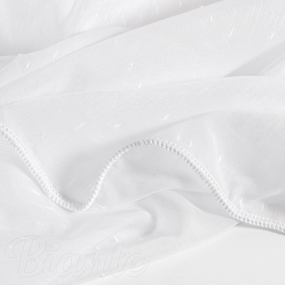 Voál bílý s olůvkem vzor Prší - ZAC-014 výška 250 cm - detail 7 - Biante.cz