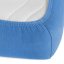 Dětské jersey napínací prostěradlo do postýlky JR-015 Světle modré - detail 2 - Biante.cz