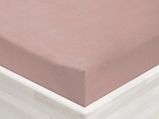 Dětské jersey napínací prostěradlo do postýlky JR-024 Hnědorůžové - detail 1 - Biante.cz Dětské jersey napínací prostěradlo do postýlky JR-024 Hnědorůžové - detail 1 - Biante.cz
