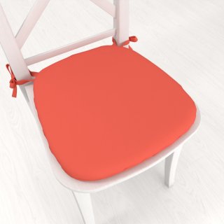 Oblý podsedák Rongo RG-037 Korálový - 39x37x3 cm - Biante.cz