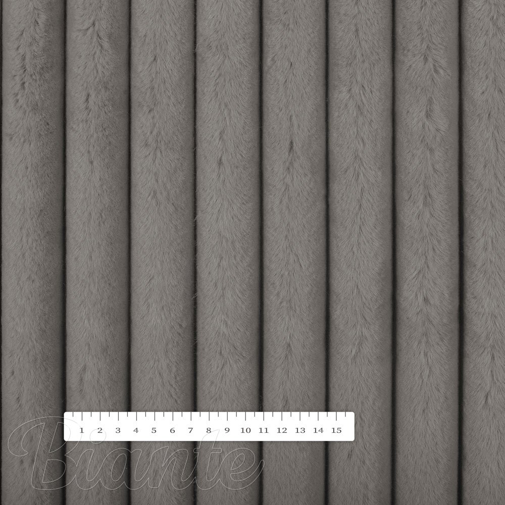Plyš/umělá kožešina PL-008 Šedá - šířka 150 cm - detail 3 - Biante.cz