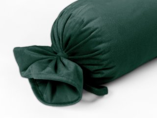 Zamatový vankúš valec bonbon Velvet Prémium SVP-044 Lesná zelená - detail 1 - Biante.sk Zamatový vankúš valec bonbon Velvet Prémium SVP-044 Lesná zelená - detail 1 - Biante.sk