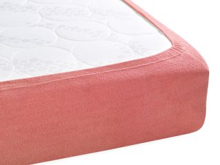 Froté napínacie prestieradlo na extra vysoký matrac FR-001 Koralové