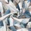 Dekorační látka Porto PRT-007 Modro-hnědé krystaly - šířka 140 cm a 280 cm - detail 2 - Biante.cz
