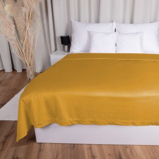 Sametový přehoz na postel Velvet Premium SVP-037 Zlatavě oranžový - Biante.cz Sametový přehoz na postel Velvet Premium SVP-037 Zlatavě oranžový - Biante.cz