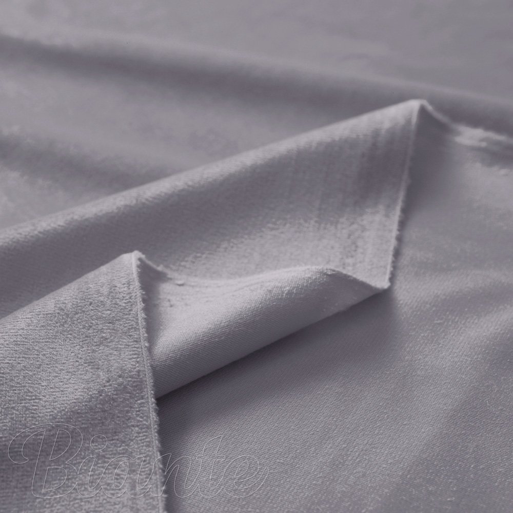 Sametová látka Velvet Premium SVP-013 Šedá - šířka 145 cm a 280 cm - detail 5 - Biante.cz
