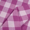 Bavlněná látka Olivia OL-021 Fialová kostka velká - šířka 150 cm - detail 3 - Biante.cz