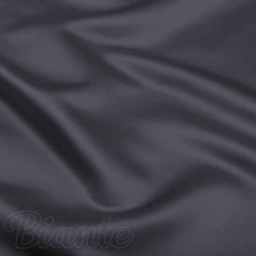 Látka polyesterový satén LUX-056 Antracitově šedá - šířka 150 cm - detail 5 - Biante.cz