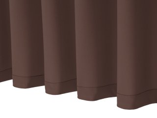 Dekorační závěs na míru Rongo RG-015 Tmavě hnědý - detail 1 - Biante.cz Dekorační závěs na míru Rongo RG-015 Tmavě hnědý - detail 1 - Biante.cz