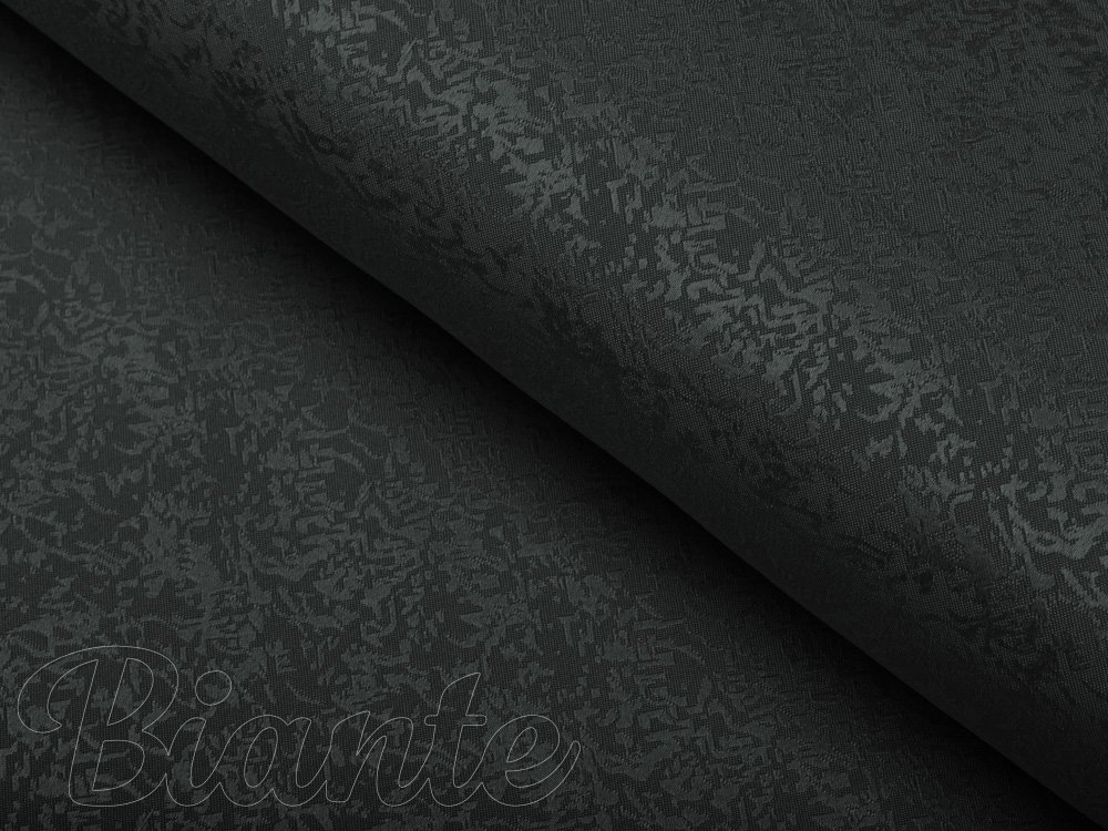 Teflonová látka na ubrusy TF-046 Venezia černá - šířka 320 cm - detail 1 - Biante.cz Teflonová látka na ubrusy TF-046 Venezia černá - šířka 320 cm - detail 1 - Biante.cz