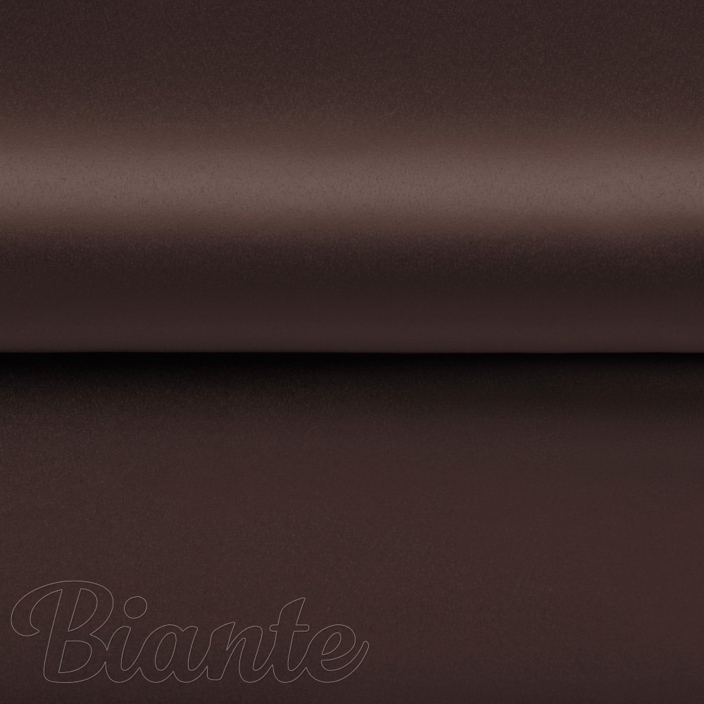 Látka polyesterový satén LUX-042 Čokoládově hnědá - šířka 150 cm - detail 4 - Biante.cz