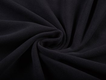 Polar fleece antipilling PF-005 Černý – metráž š. 150 cm - Biante.cz