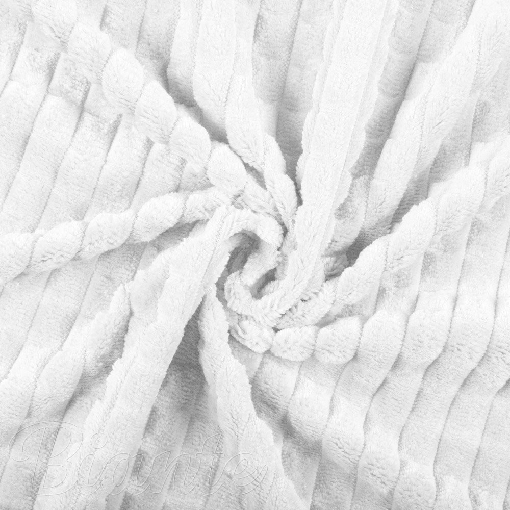 Látka Minky kostky MKK-007 Bílá - šířka 165 cm - detail 1 - Biante.cz