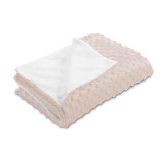 Detská obojstranná deka Minky bodky/Polar MKP-010 Púdrovo béžová - Biante.sk Detská obojstranná deka Minky bodky/Polar MKP-010 Púdrovo béžová - Biante.sk