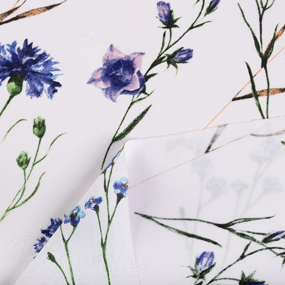 Bavlněná látka/plátno Sandra SA-429 Luční kvítí s vážkami - šířka 160 cm - detail 4 - Biante.cz