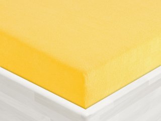 Dětské froté napínací prostěradlo do postýlky FR-003 Žluté - detail 1 - Biante.cz Dětské froté napínací prostěradlo do postýlky FR-003 Žluté - detail 1 - Biante.cz