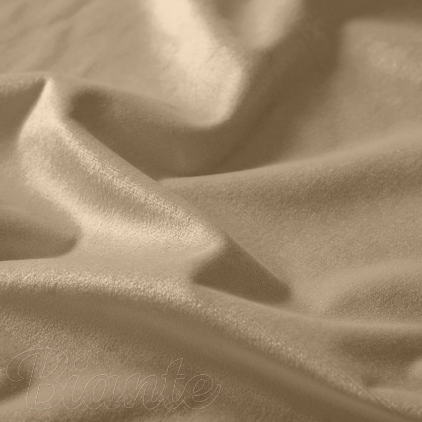 Sametová látka Velvet Premium SVP-045 Kávově béžová - šířka 300 cm - detail 3 - Biante.cz