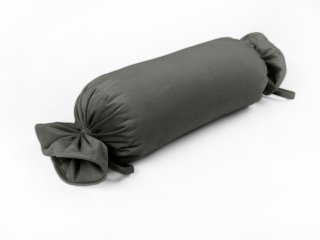 Zamatový vankúš valec bonbon Velvet Prémium SVP-021 Tmavo sivozelený - Biante.sk